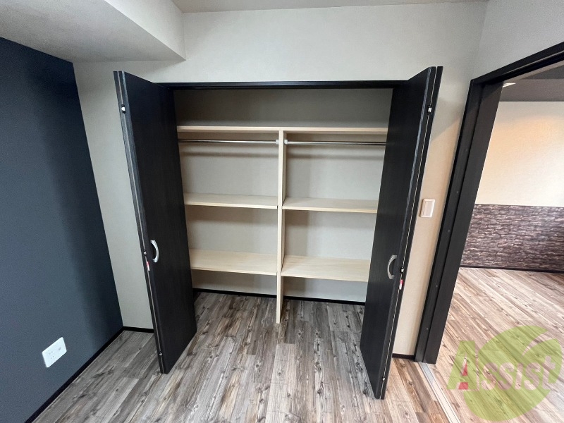 収納　収納もバッチリあるのでお部屋が片付きますよ！