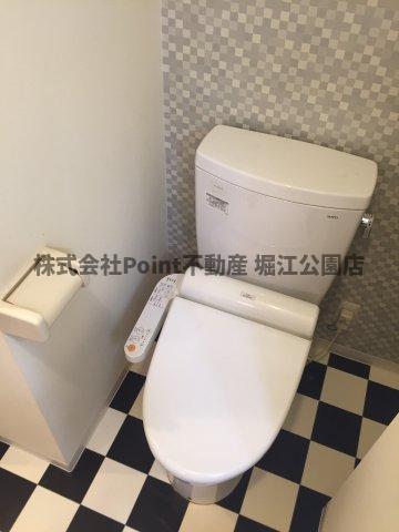 地下鉄千日前線 西長堀駅 徒歩2分 9階建 築14年のトイレ写真