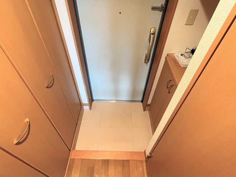 玄関　収納たたっぷり玄関です。