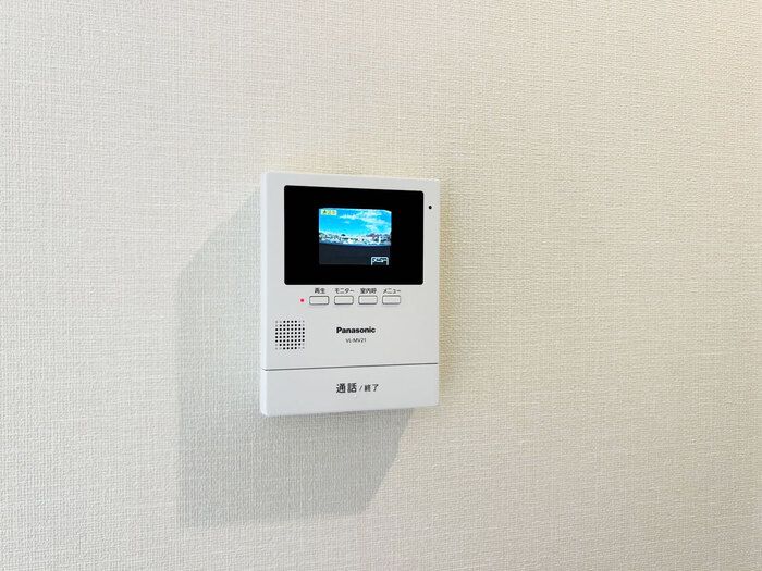 セキュリティ　モニター付きインターホンです
