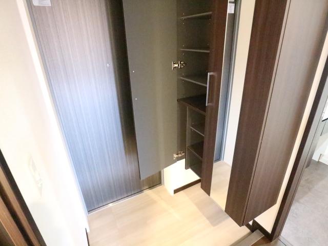 収納　収納もある玄関です
