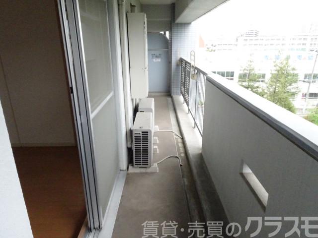 バルコニー　南向きだからお洗濯物が乾きやすいです♪