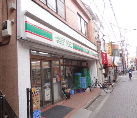 コンビニ　ローソンストア100 柴又駅前店（コンビニ）まで398m