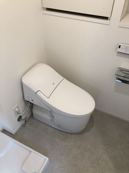 トイレ　ゆったりとした空間のトイレです