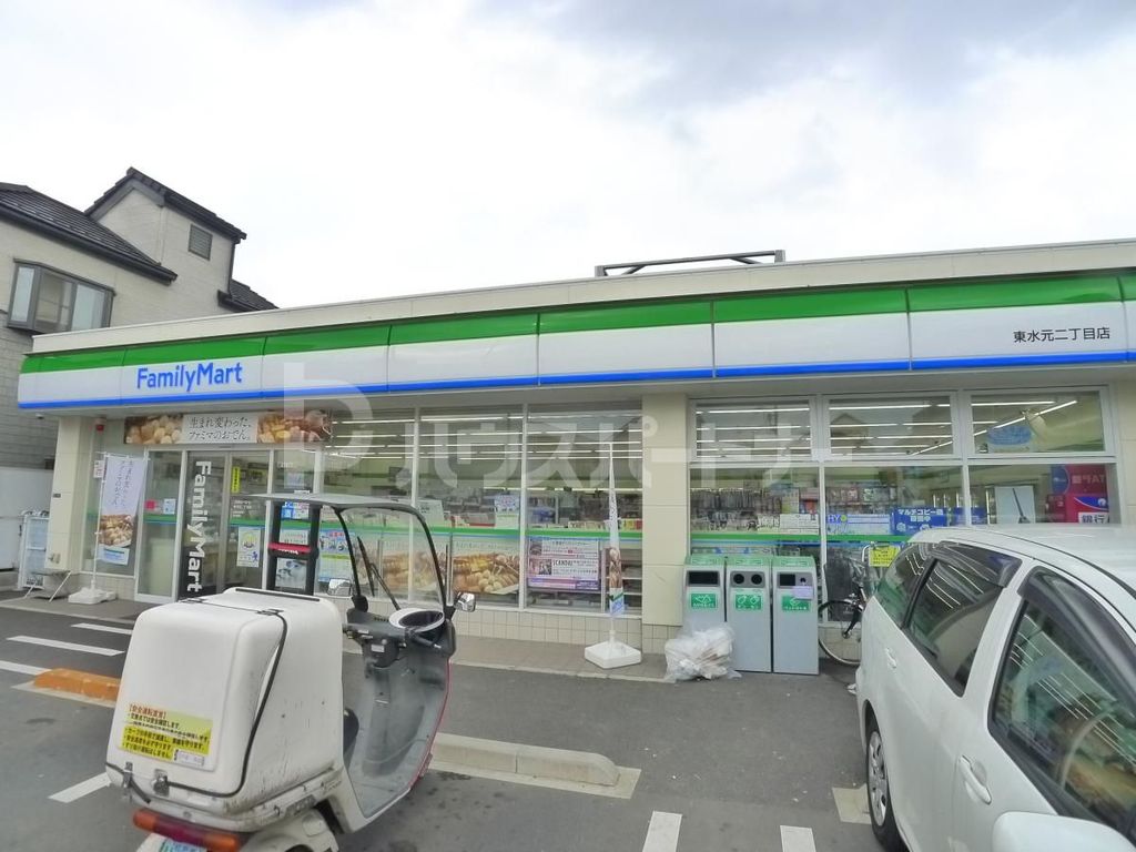 コンビニ　ファミリーマート東水元二丁目店（コンビニ）まで120m