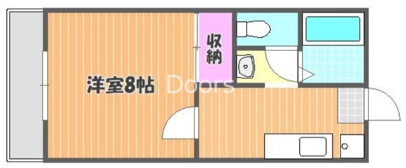 ＪＲ宇野線 妹尾駅 徒歩21分 4階建 築30年の間取り写真
