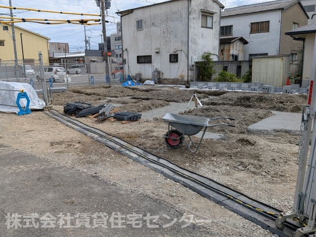 建物外観　建築中