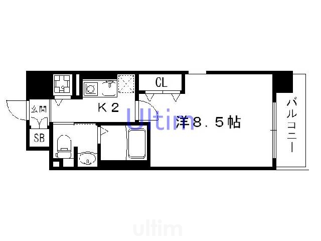 リーガル京都四条河原町通りの間取り写真