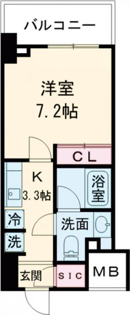 ヒューリック成増の間取り写真