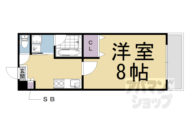 ZEN烏丸五条の間取り写真