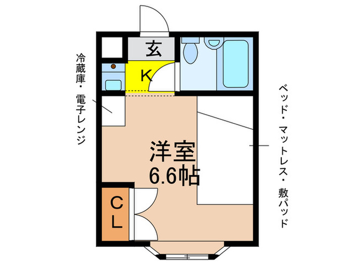 石丸ハイツの間取り写真