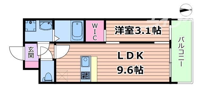 セレニテ東梅田アリエの間取り写真