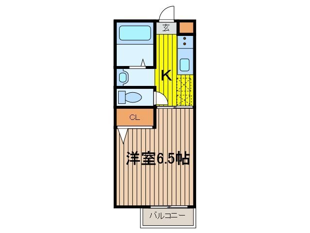 ハイツラピスの間取り写真
