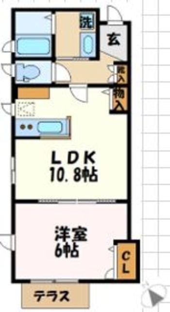 グリーンライン 高田駅 徒歩9分 2階建 築12年の間取り写真