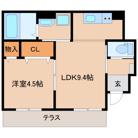 仮)田原本町三笠アパートの間取り写真