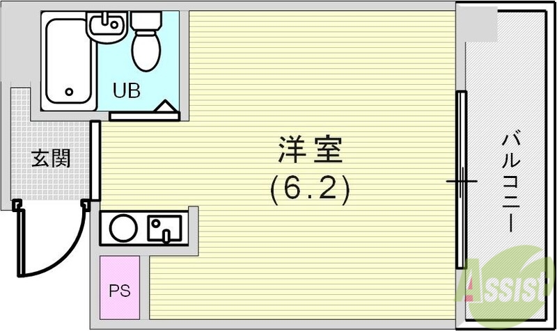 リバーシティ神戸の間取り写真