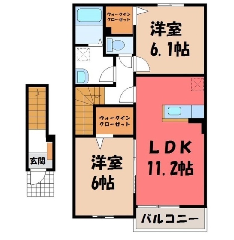 アクティ ヴノ Aの間取り写真