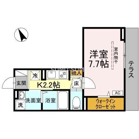 DBless上星川の間取り写真