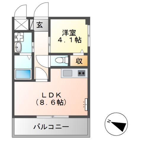 クレール神宮の間取り写真
