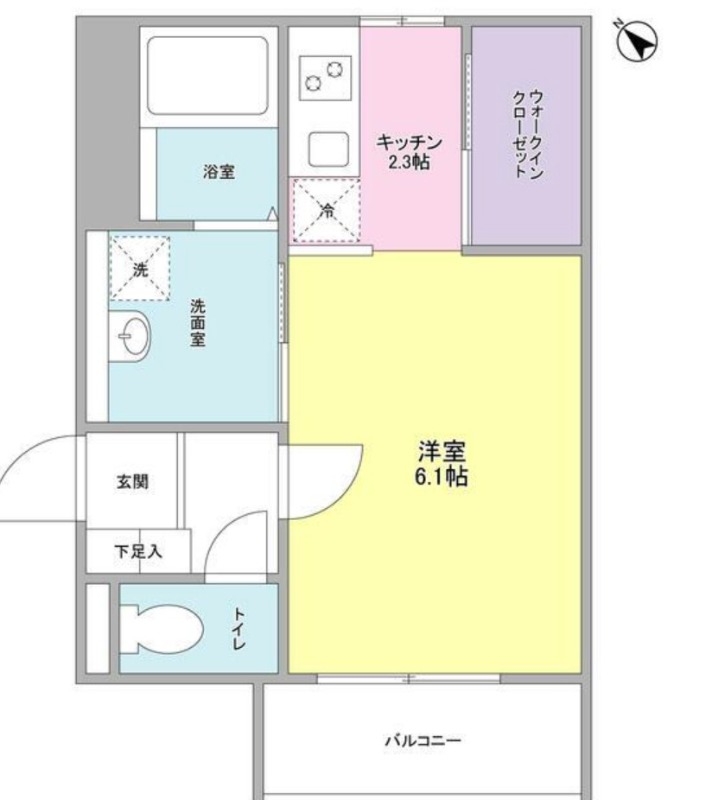 エルム月島の間取り写真