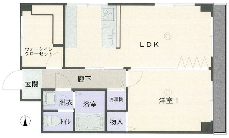 セーフズマンションの間取り写真