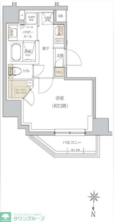 プレミアムフラット東京亀戸の間取り写真