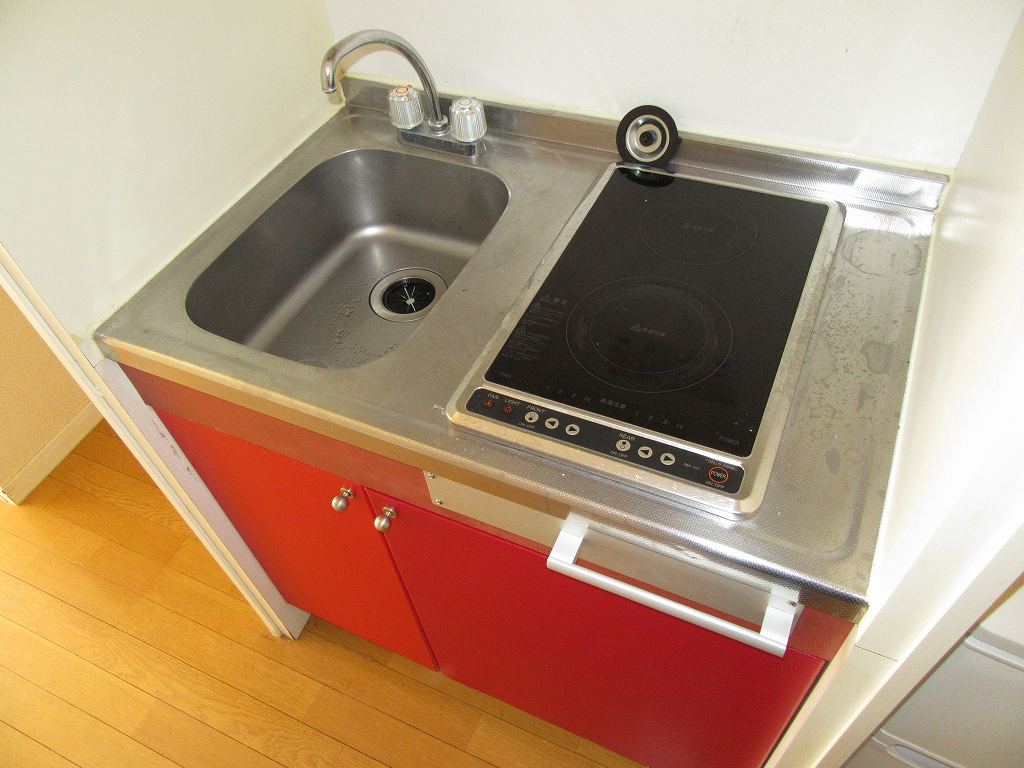 キッチン　電気コンロ2口※同タイプ