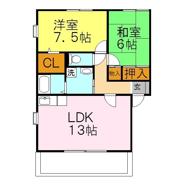 アベニュー御立の間取り