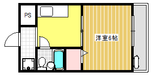 世田谷区上馬のマンションの間取り