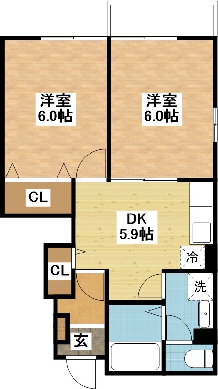 ピュアサンシャインの間取り