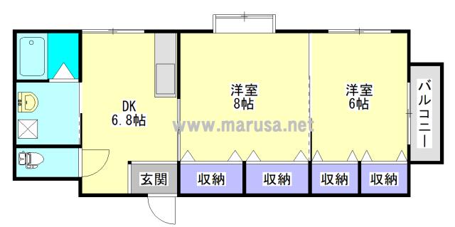 S・Tハイツの間取り