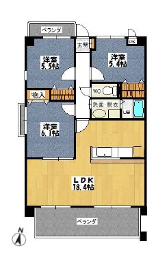 フォレステージ豊川の間取り