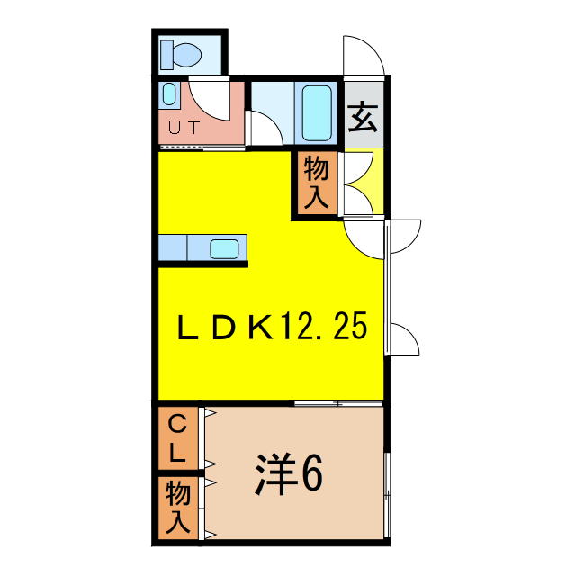 プラーサ美瑛の間取り