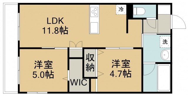 メゾンブリアン川越の間取り