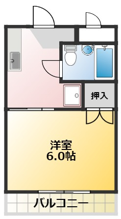 刈谷市築地町のマンションの間取り