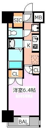 【豊島区駒込のマンションの間取り】