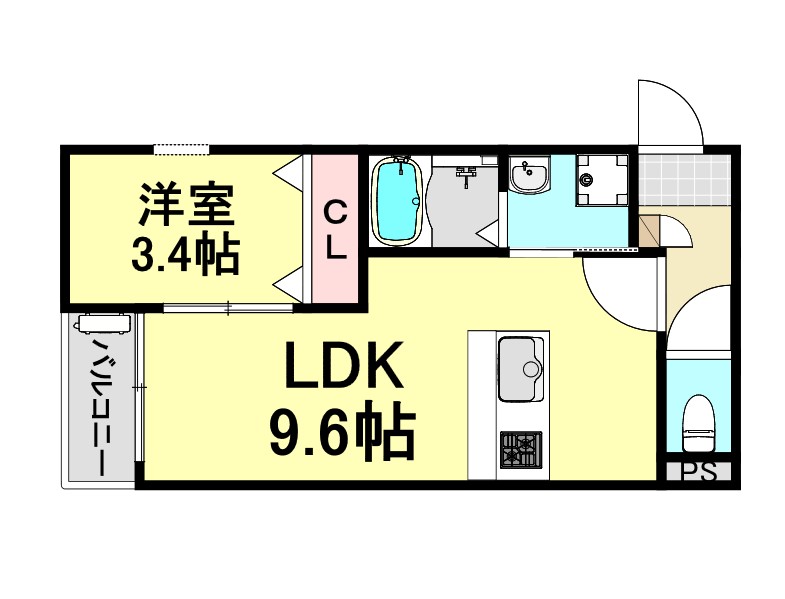 【LECOCON四日市Vの間取り】