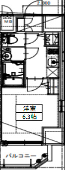 エスリードレジデンス神戸三宮の間取り