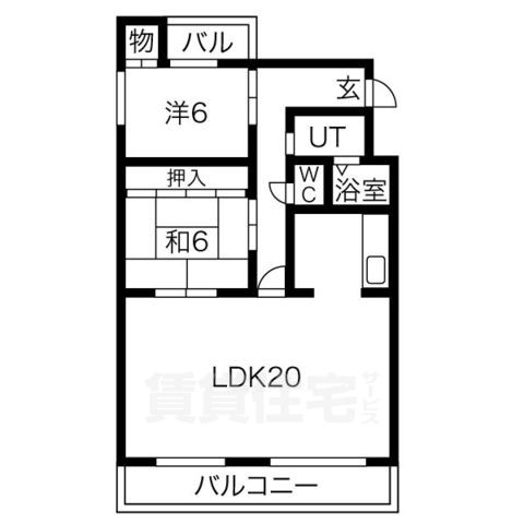 エーデルハイム汐路の間取り