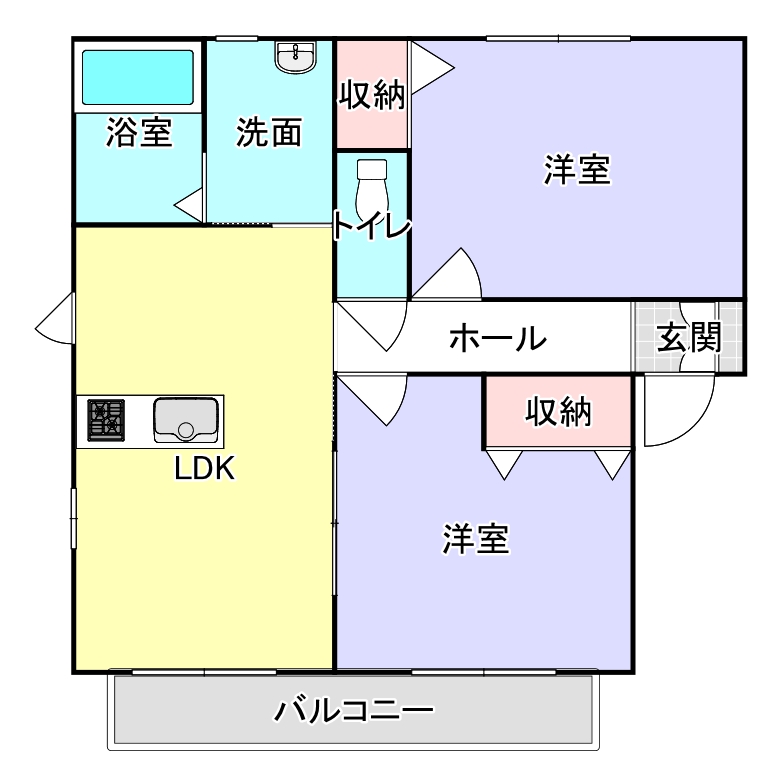 スリジェール Cの間取り