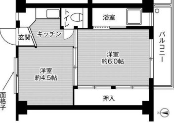 ビレッジハウス上成2号棟の間取り