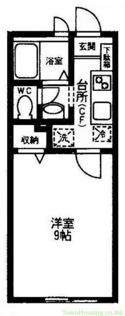 ザ　サウス等々力の間取り