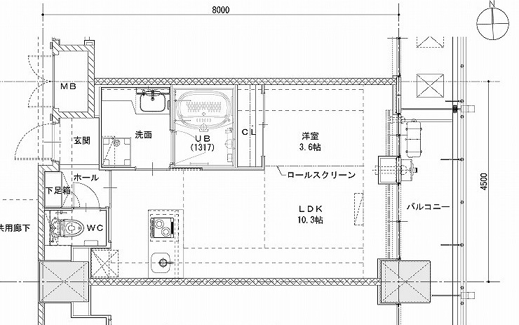 ノルデンハイム同心の間取り