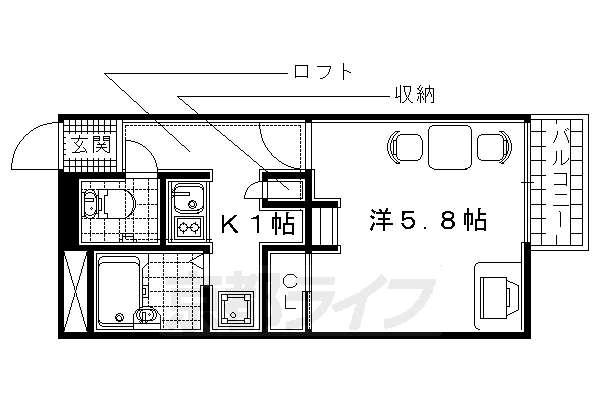 レオパレスオグラの間取り