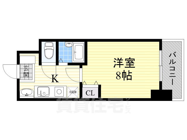 メゾンドラフィネの間取り