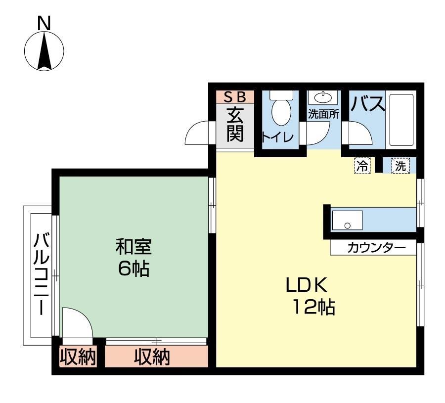 コア４１０の間取り