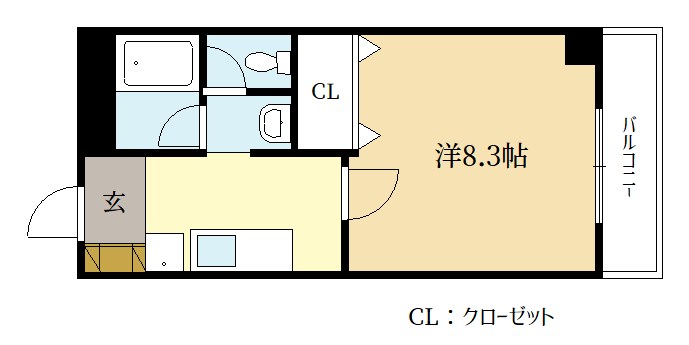 京田辺市田辺中央のマンションの間取り