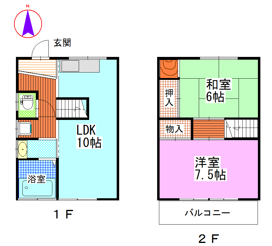 【岡山市中区関のその他の間取り】