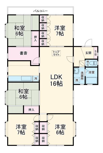 【船橋市本町戸建の間取り】