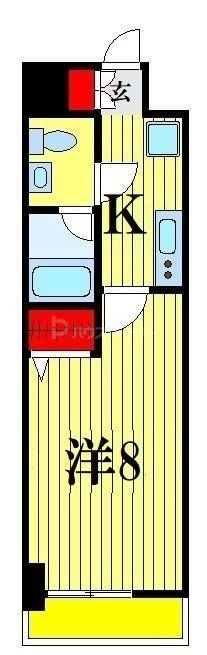 市川市市川のマンションの間取り